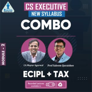 CS Executive New Syllabus Combo – (ECIPL+TAX)