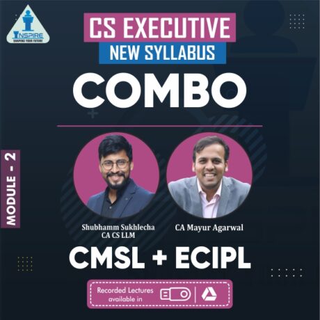 CS Executive New Syllabus Combo – (CMSL + ECIPL) - Inspire Academy