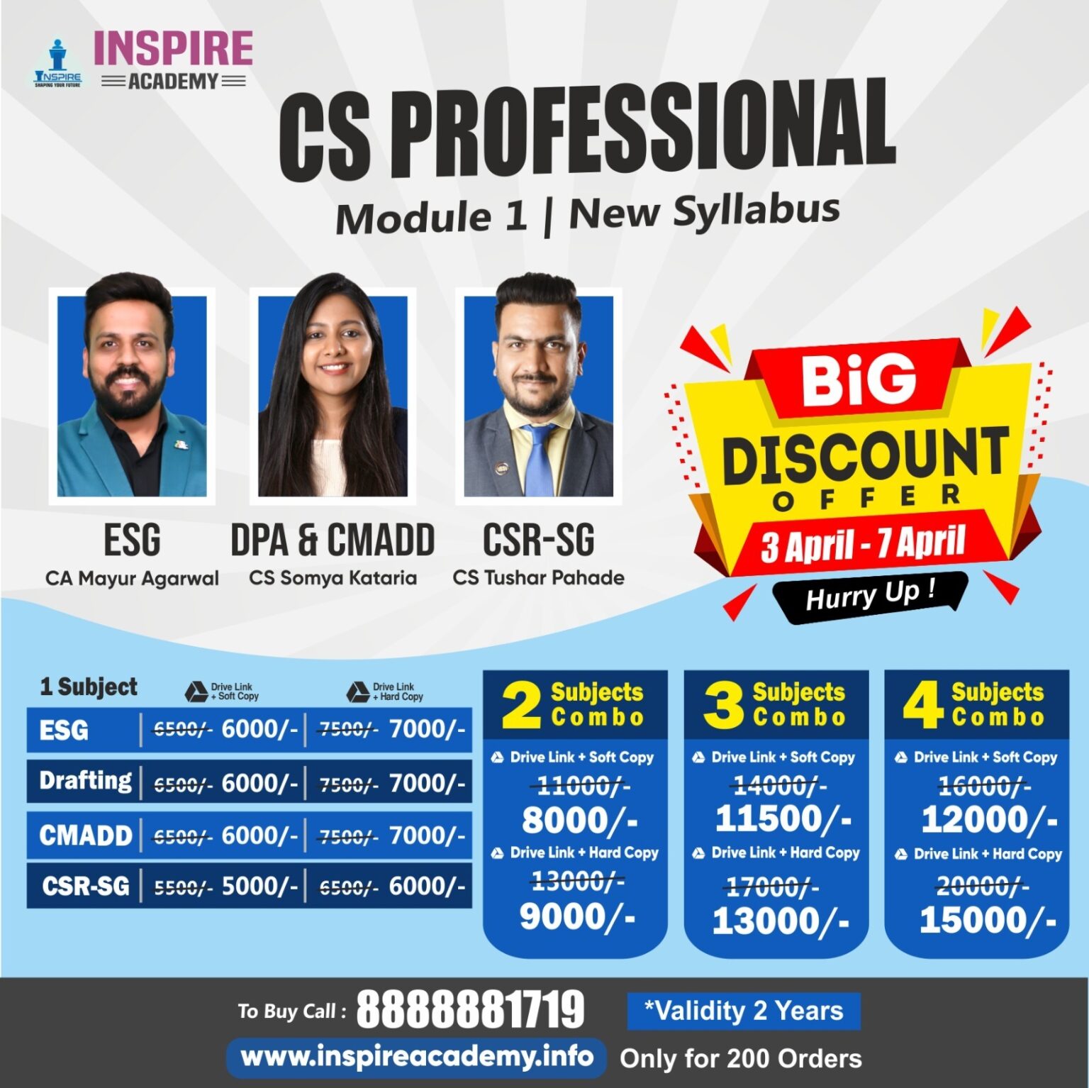 CS Professional Coaching Pune | Advance With Inspire Academy
